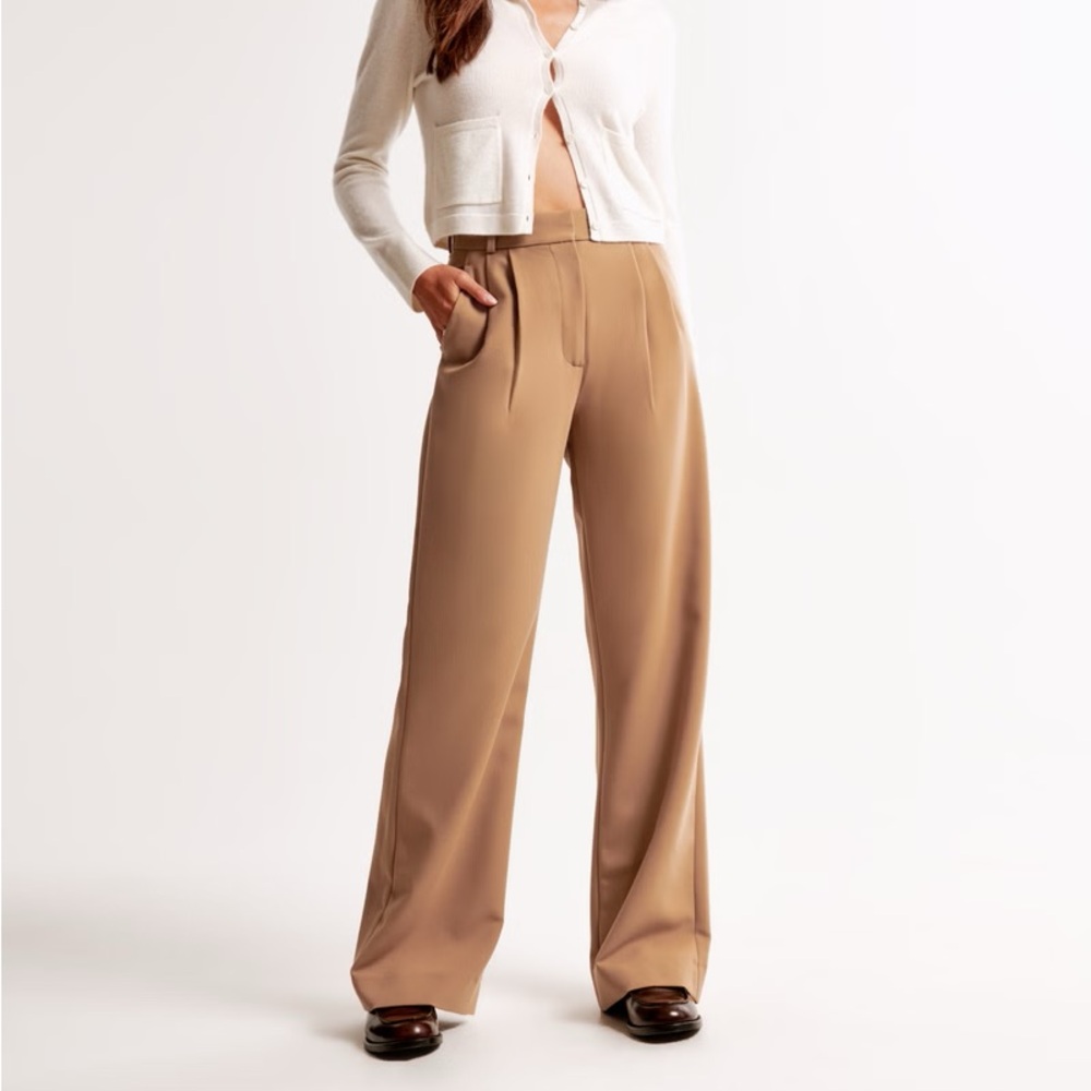 Abercrombie and Fitch Sloane Tailored Wide Leg Pant size 29/8…